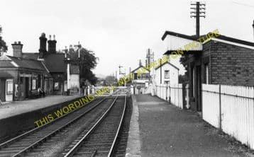 Preesgweene Railway Station Photo. Chirk - Gobowen. Renamed Weston Rhyn. (2)