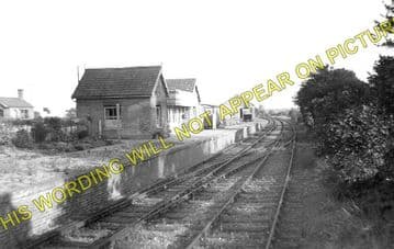 Ramsey East Railway Station Photo. Warboys and Somersham Line. GER & GNR. (1)
