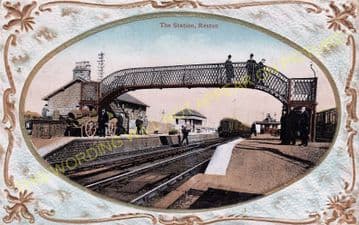Reston Railway Station Photo. Ayton to Chirnside and Grantshouse Lines. (3)