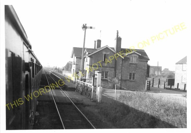 Rockingham Railway Station Photo. Ashley- Seaton. Market Harborough Line. (7)