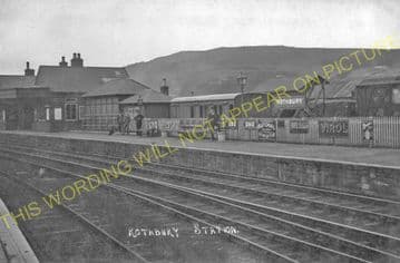 Rothbury Railway Station Photo. Brinksburn, Fontburn and Scotsgap Line. (11)