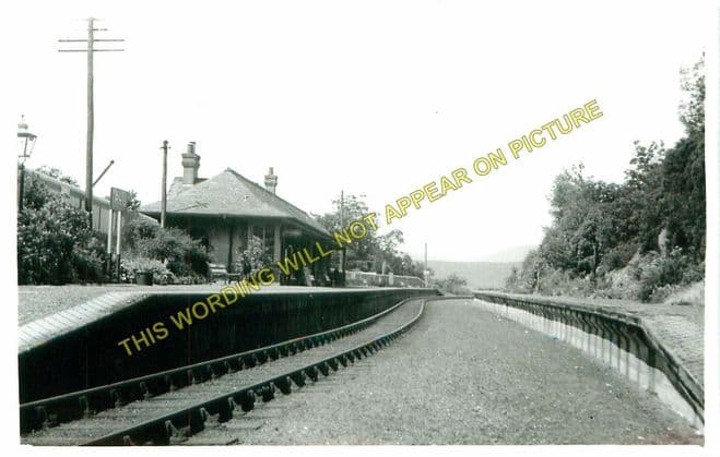 Row Railway Station Photo. Helensburgh - Shandon. Renamed Rhu. NBR. (1)