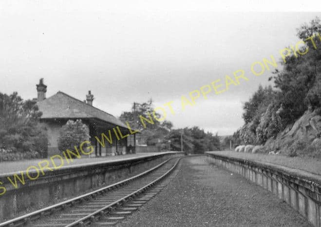 Row Railway Station Photo. Helensburgh - Shandon. Renamed Rhu. NBR. (3)