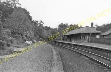 Row Railway Station Photo. Helensburgh - Shandon. Renamed Rhu. NBR. (4)