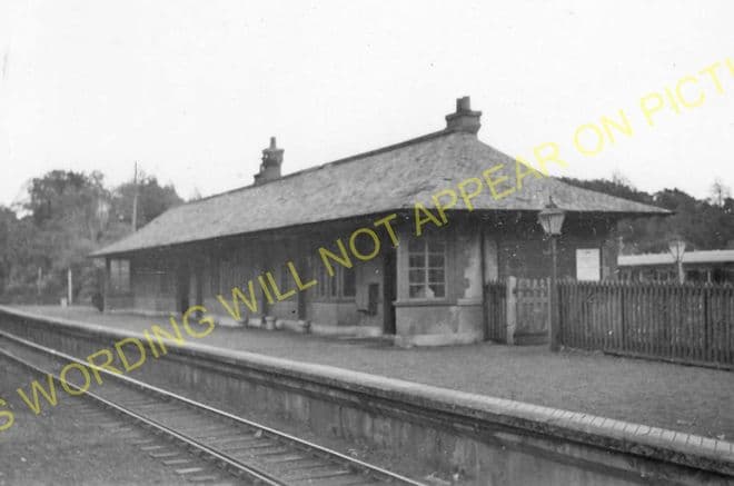 Row Railway Station Photo. Helensburgh - Shandon. Renamed Rhu. NBR. (5)