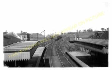 Roxburgh Railway Station Photo. Rutherford to Kelso and Kirkbank Lines. (2).