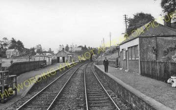 Rumbling Bridge Railway Station Photo. Crook of Devon - Dollar. Kinross Line (3)