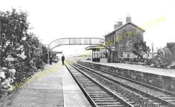 Ruthwell Railway Station Photo. Cummertrees - Racks. Annan to Dumfries Line. (1)