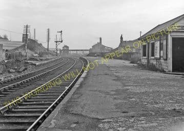 Scotswood High Level Railway Station Photo. Elswick to Lemington & Blaydon. (1)..