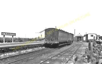 Seahouses Railway Station Photo. Chathill Line. North Sunderland Light Rly. (6)