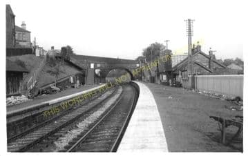 Shotts Railway Station Photo. Fauldhouse - Hartwood. Caledonian Railway. (1)