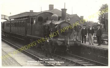 Somersham Railway Station Photo. St. Ives to Warboys and Chatteris Lines. (6)