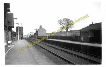 Sprouston Railway Station Photo. Carham - Kelso. Coldstream to Roxburgh Line (1)..
