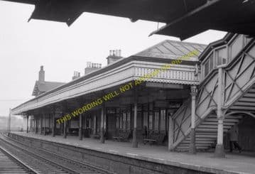 St. Boswells Railway Station Photo. Melrose, Earlston and Maxton Lines (15)