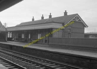 St. Boswells Railway Station Photo. Melrose, Earlston and Maxton Lines (7)