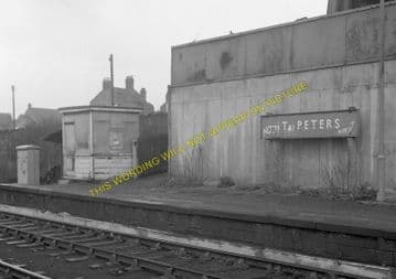 St. Peter's Railway Station Photo. Walker - Heaton. Newcastle Line. (2)