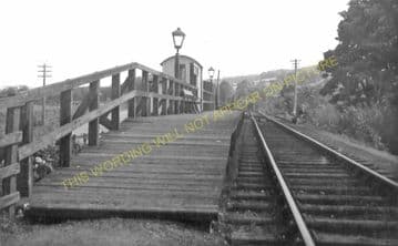 Stepford Railway Station Photo. Newtonairds - Crossford. Dumfries Line. (3)