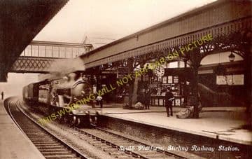 Stirling Railway Station Photo. Caledonian Railway. (1)..