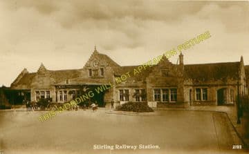 Stirling Railway Station Photo. Caledonian Railway. (2)