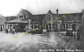 Stirling Railway Station Photo. Caledonian Railway. (4)