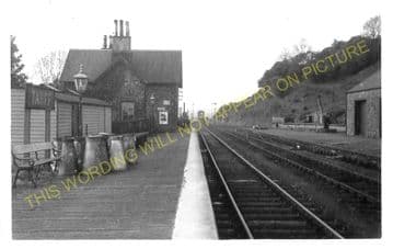 Tarff Railway Station Photo. kirkcudbright - Castle Douglas Line. G&SWR. (1)