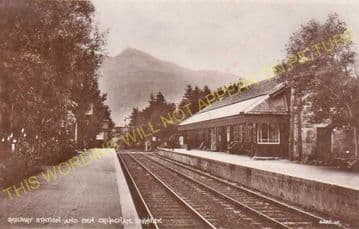 Taynuilt Railway Station Photo. Loch Awe - Connel Ferry. Caledonian Railway. (6)