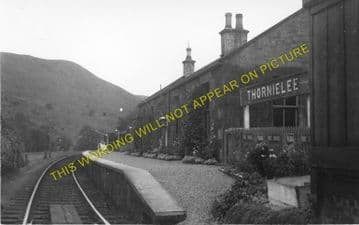 Thornielee Railway Station Photo. Walkerburn - Clovenfords. Galashiels Line (1)