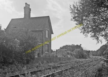 Twywell Railway Station Photo. Thrapston - Cranford. Raunds to Kettering. (2)
