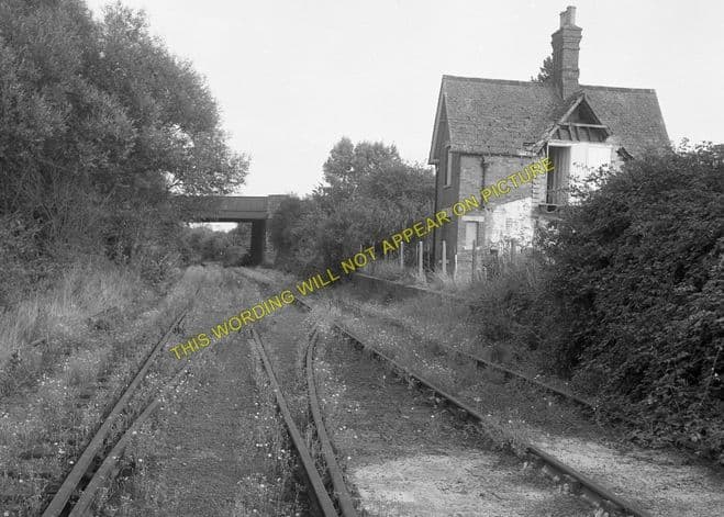 Twywell Railway Station Photo. Thrapston - Cranford. Raunds to Kettering. (3)