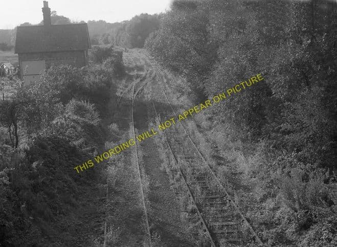 Twywell Railway Station Photo. Thrapston - Cranford. Raunds to Kettering. (8)