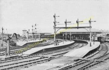Tynemouth Railway Station Photo. Newcastle Line. North Eastern Railway. (11)