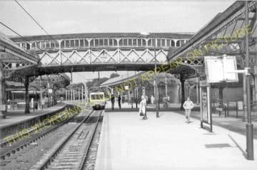 Tynemouth Railway Station Photo. Newcastle Line. North Eastern Railway. (9)