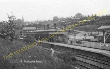 Uppingham Railway Station Photo. Seaton Line. London & North Western Railway (11).