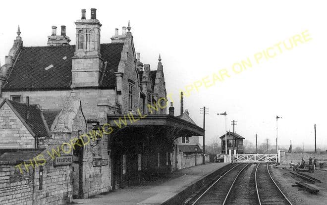 Wansford Railway Station Photo. Castor to Nassington and Elton Lines. L&NWR (3)