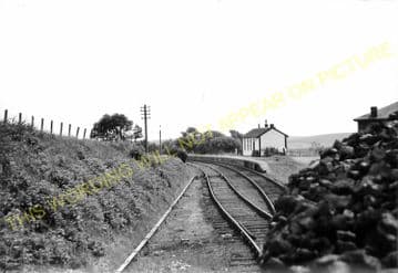Whauphill Railway Station Photo. Kirkinner - Sorbie. Whithorn Line. (2)