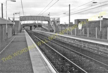 Whifflet Low Level Railway Station Photo. Coatbridge Area. North British Rly (3)