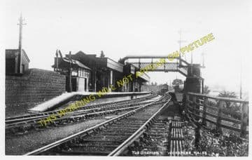Woodford Halse Railway Station Photo. Culworth - Charwelton. Brackley Line. (1)