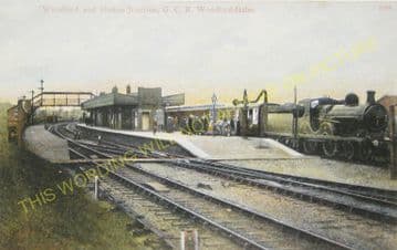 Woodford Halse Railway Station Photo. Culworth - Charwelton. Brackley Line. (8)