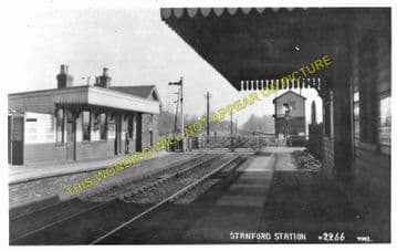 Yelvertoft & Stanford Park Railway Station Photo. Lilbourne - Welford. (1)..