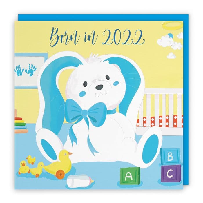 Born In 2022 New Baby Rabbit Card Classic