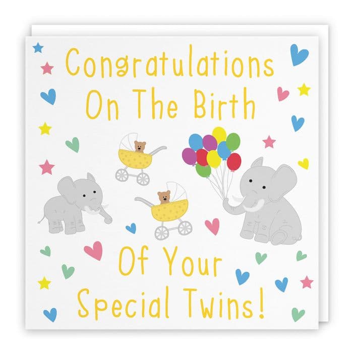Congratulations On The Birth Of Your Special Twins Card Iconic