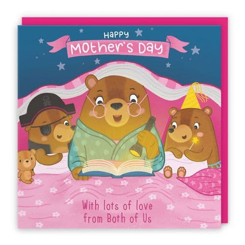 From Both Of Us Cute Mother's Day Card Cute Bears
