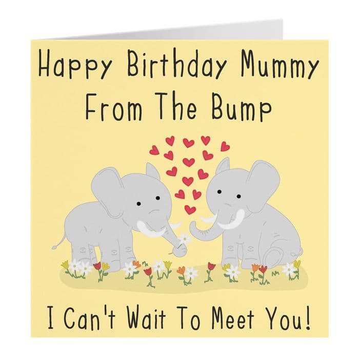 Happy Birthday Mummy From The Bump - I Can't Wait to Meet You | Hunts England