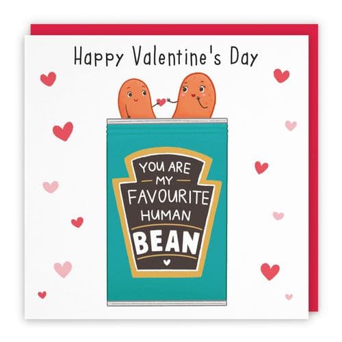 Bean Valentine's Day Card Iconic
