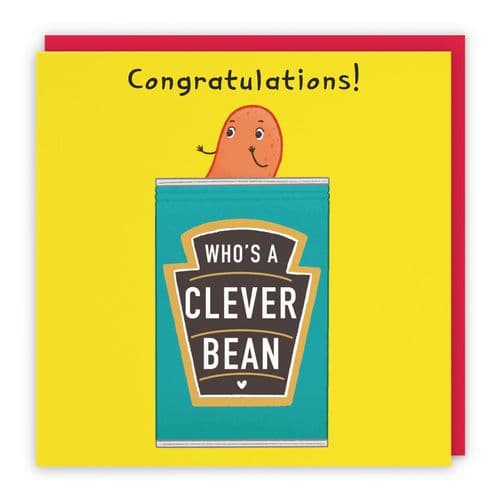 Clever Bean Congratulations Card Iconic