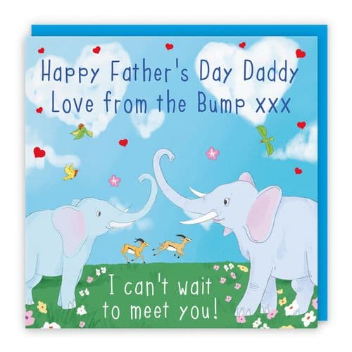 From The Bump Father's Day Card Elephants