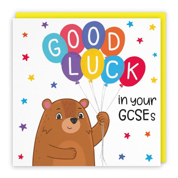 GCSEs Good Luck Bears Card
