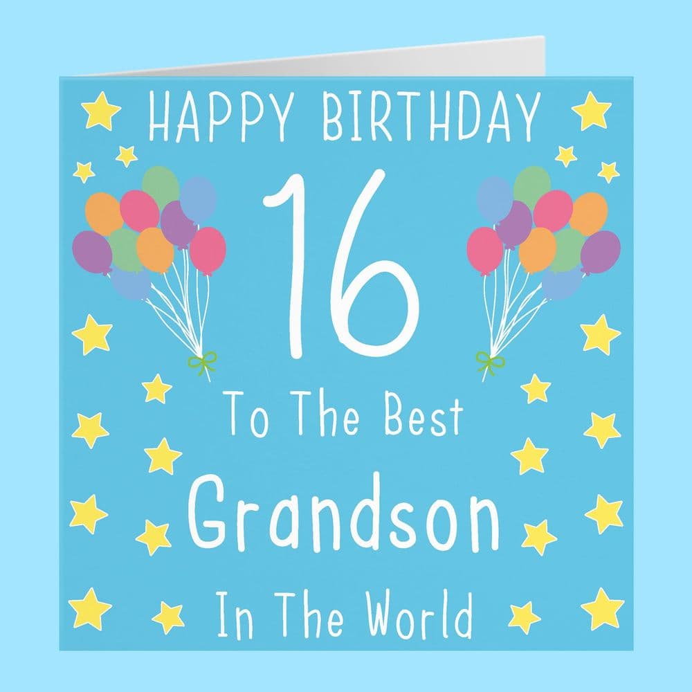 Grandson 16th Birthday Card Hunts England