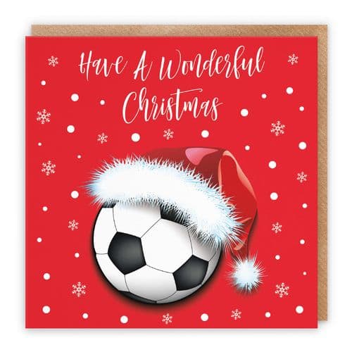 Individual Football Christmas Card