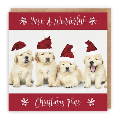 Individual Puppy Christmas Card